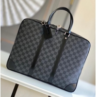 Promotional Louis Vuitton Monogram Canvas Porte-Documents Voyage M40225 black