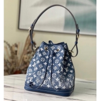 Shop Discount Louis Vuitton Monogram denim M59606 Navy Blue