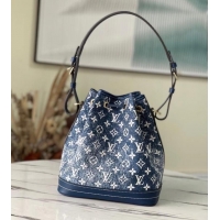 Shop Discount Louis Vuitton Monogram denim M59606 Navy Blue