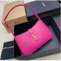 Shop Grade YSL LE 5 A 7 HOBO BAG IN SMOOTH LEATHER Y687228 rose