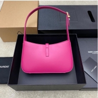 Shop Grade YSL LE 5 A 7 HOBO BAG IN SMOOTH LEATHER Y687228 rose