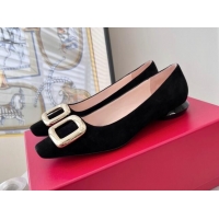 Affordable Price Roger Vivier Suede Ballet Black 030737