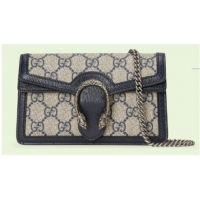 Famous Brand Gucci Dionysus GG super mini bag 476432 Blue