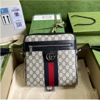 Promotional Gucci Ophidia GG small messenger bag 547926 blue