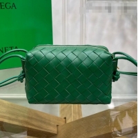 Pretty Style Bottega Veneta Mini Loop Crossbody Bag BV0531 Racing Green