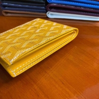 Discount Goyard 8 Card Slots Billfold Wallet 020085a Yellow