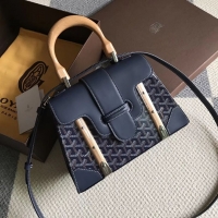 Top Grade Goyard Original Saigon Tote Bag With Strap PM 8942 Navy Blue