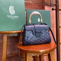 Fashionable Goyard Original Saigon Tote Bag With Strap Mini 8942 Navy Blue