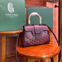 Low Cost Goyard Original Saigon Tote Bag With Strap Mini 8942 Burgundy