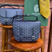 Buy Cheapest Goyard Original Messenger Bag PM 8966 Navy Blue