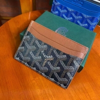 Cheapest Goyard Original Card Holder 020090 Black And Tan