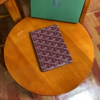 Top Quality Goyard Original Passport Holder 020109 Bungundy