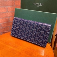 New Color Goyard Original Long Purse 020081 Navy Blue