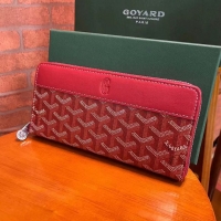 Good Taste Goyard Original Zippy Organizer Wallet 020111 Red