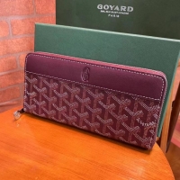 Buy Grade Goyard Original Zippy Organizer Wallet 020111 Bungundy