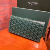 Elegant Discount Goyard Original Long Purse 020081 Green