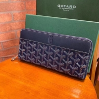 Low Price Goyard Original Zippy Organizer Wallet 020111 Navy Blue