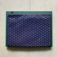 Famous Brand Goyard Original Senat Pouch iPad Bag Large L020115 Navy Blue