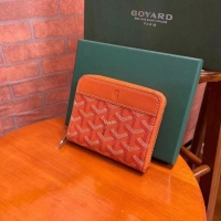 Grade Cheap Goyard Original Zippy Coin Purse 020084 Orange