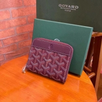 Top Quality Goyard Original Zippy Coin Purse 020084 Bungundy