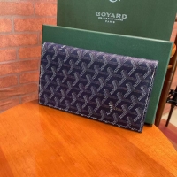 Inexpensive Goyard Original Passport Cover 020108 Navy Blue