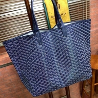 For Men Goyard Original Saint Louis Tote Bag XXL 2376 Navy Blue