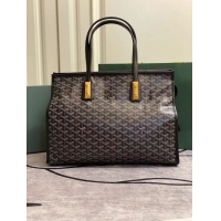 Discount Design Goyard Sac Marquises Zippered Tote Bag 00317 Black