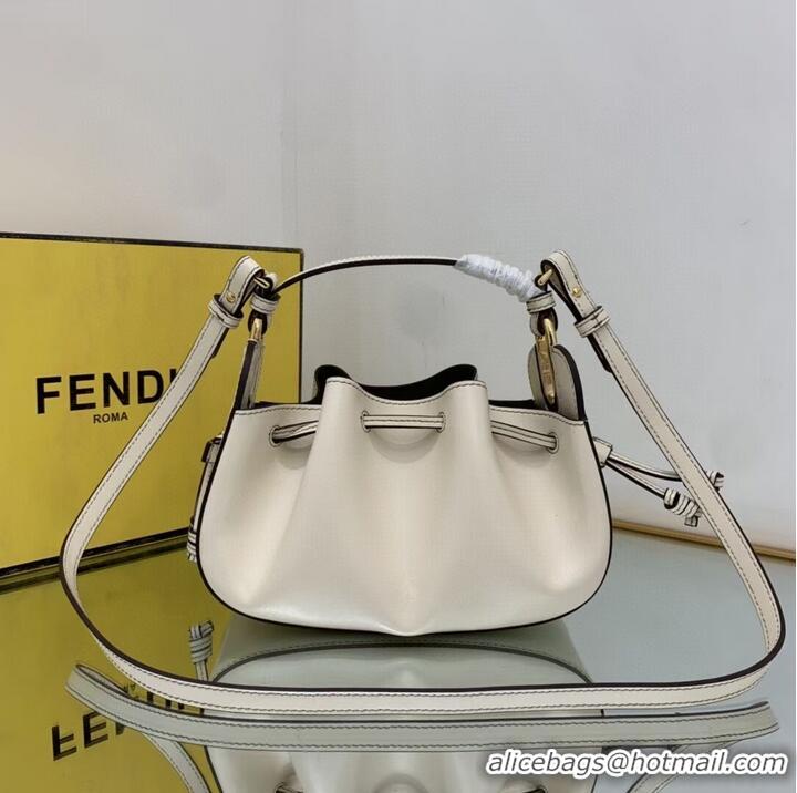 Good Product FENDI TOUCH leather bag 8BS059 White