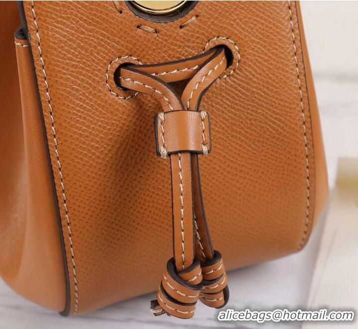 Promotional FENDI TOUCH leather bag 8BS059 Caramel