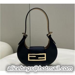 Promotional Fendi Cookie black leather mini bag 8BS065A