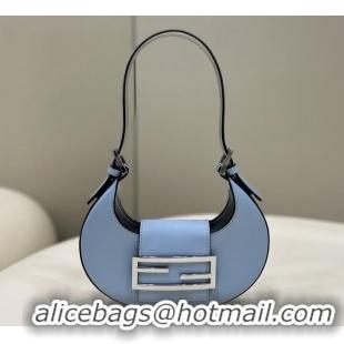 Grade Fendi Cookie Light blue leather mini bag 8BS065A