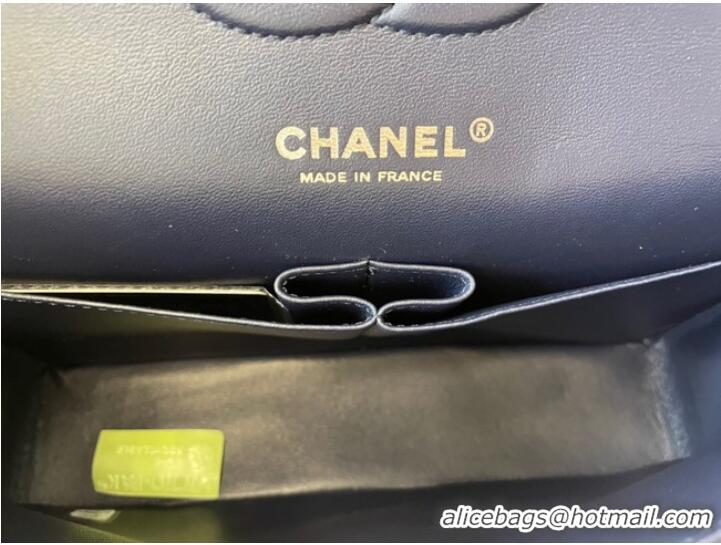 Most Popular Chanel classic handbag Lambskin&silver Metal 01112 black