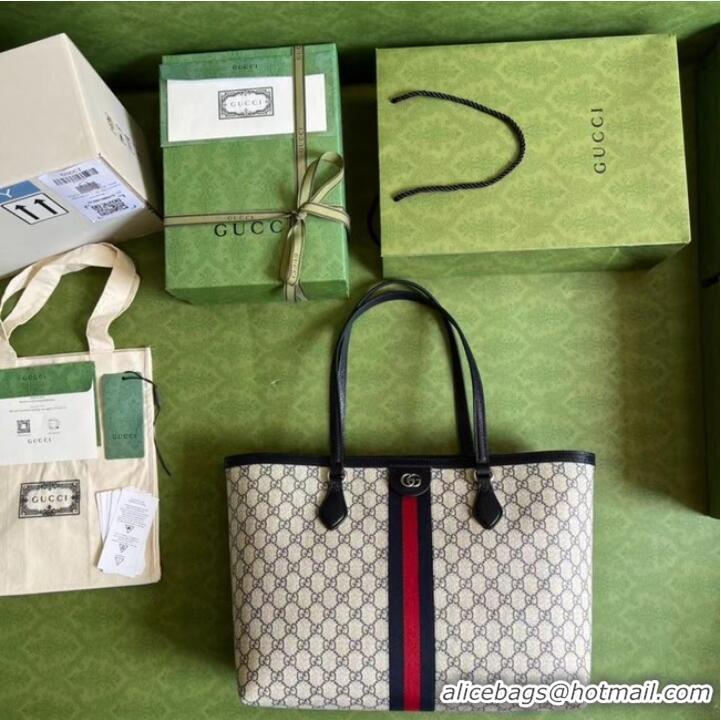 Grade Quality Gucci Ophidia medium GG tote 631685 Blue