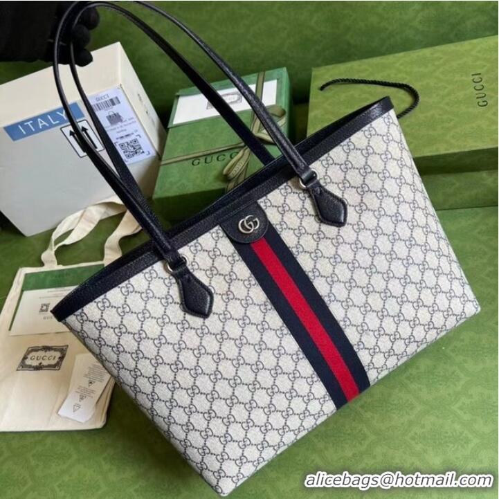 Grade Quality Gucci Ophidia medium GG tote 631685 Blue