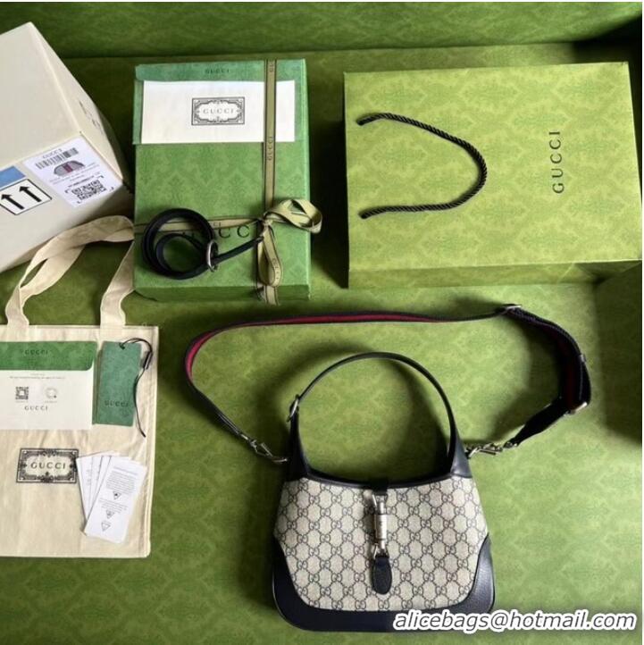 Promotional Gucci Jackie 1961 small GG shoulder bag 678843 blue