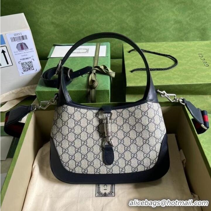 Promotional Gucci Jackie 1961 small GG shoulder bag 678843 blue