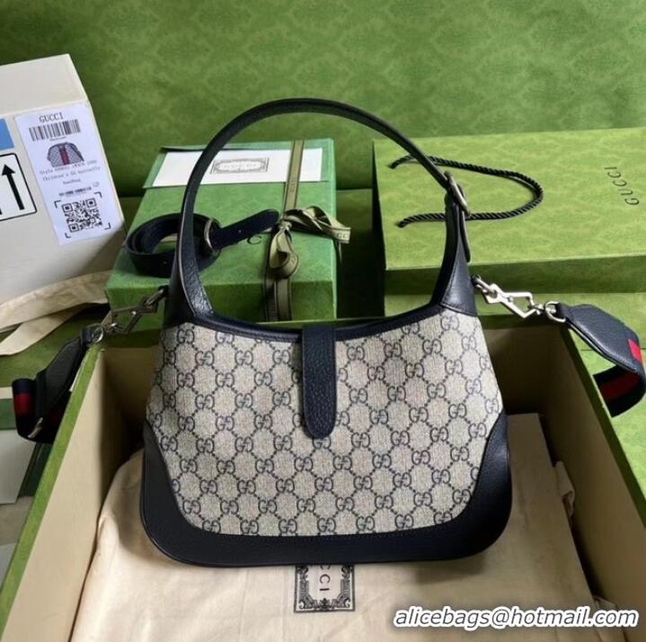 Promotional Gucci Jackie 1961 small GG shoulder bag 678843 blue