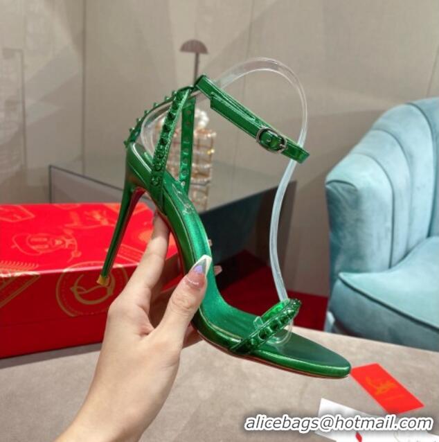 Low Cost Christian Louboutin Neon High Heel Sandals 10cm Green 032837