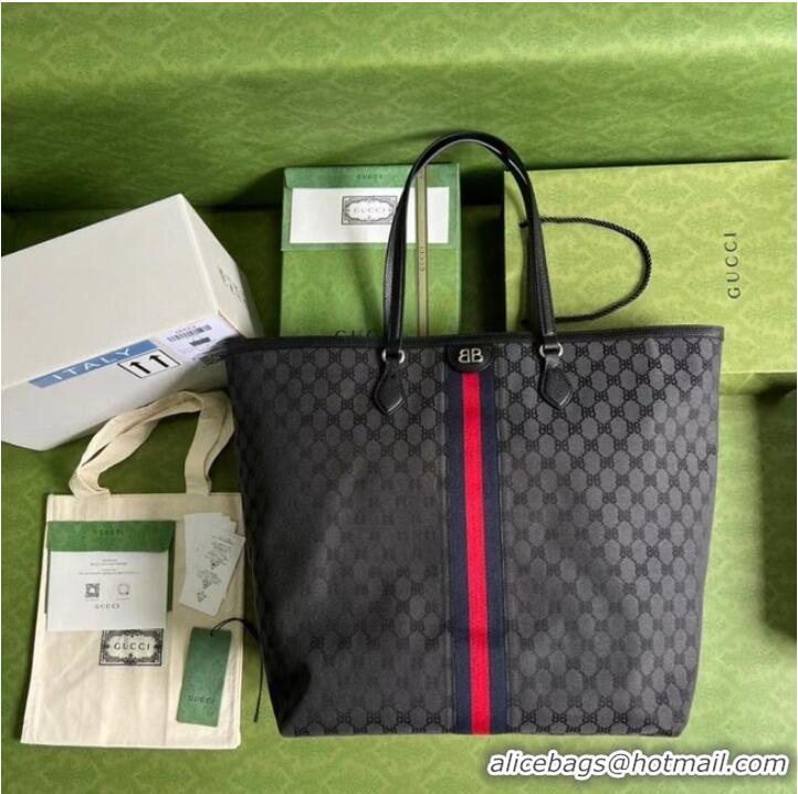 Promotional Gucci Ophidia series large GG Tote Bag 680127 black