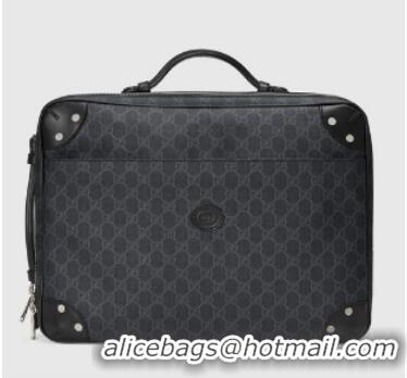 Top Grade Gucci GG briefcase 658543 black