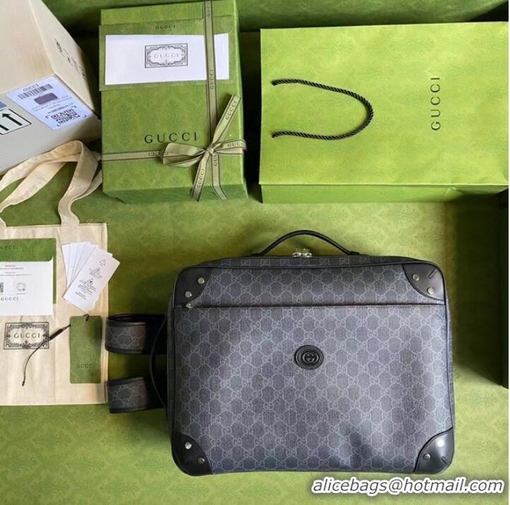 Top Grade Gucci GG briefcase 658543 black