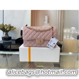 Market Sells Chanel classic handbag Grained Calfskin gold-Tone Metal 01112 Cherry Blossom powder