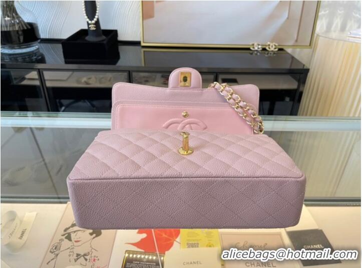 Market Sells Chanel classic handbag Grained Calfskin gold-Tone Metal 01112 Cherry Blossom powder