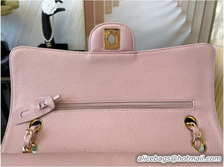 Market Sells Chanel classic handbag Grained Calfskin gold-Tone Metal 01112 Cherry Blossom powder