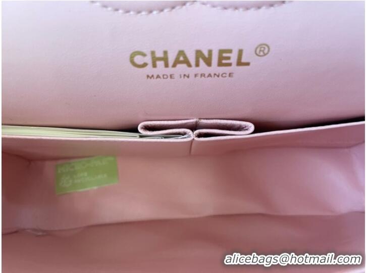 Market Sells Chanel classic handbag Grained Calfskin gold-Tone Metal 01112 Cherry Blossom powder