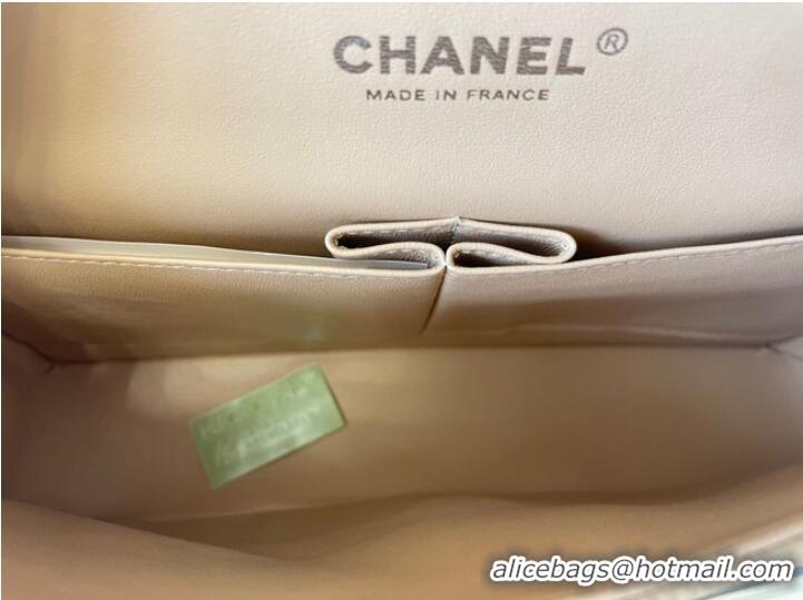 Discount Chanel classic handbag Grained Calfskin&silver Metal 01112 apricot