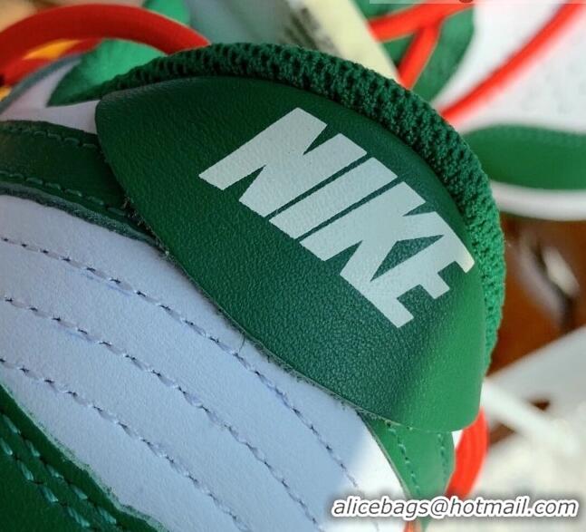 Unique Style Nike x Off- Dunk Low Sneakers Green/White 051045