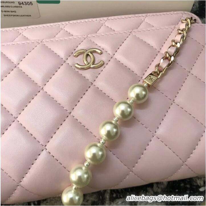 Shop Promotional Chanel Lambskin Flap Shoulder Bag CC33814 pink