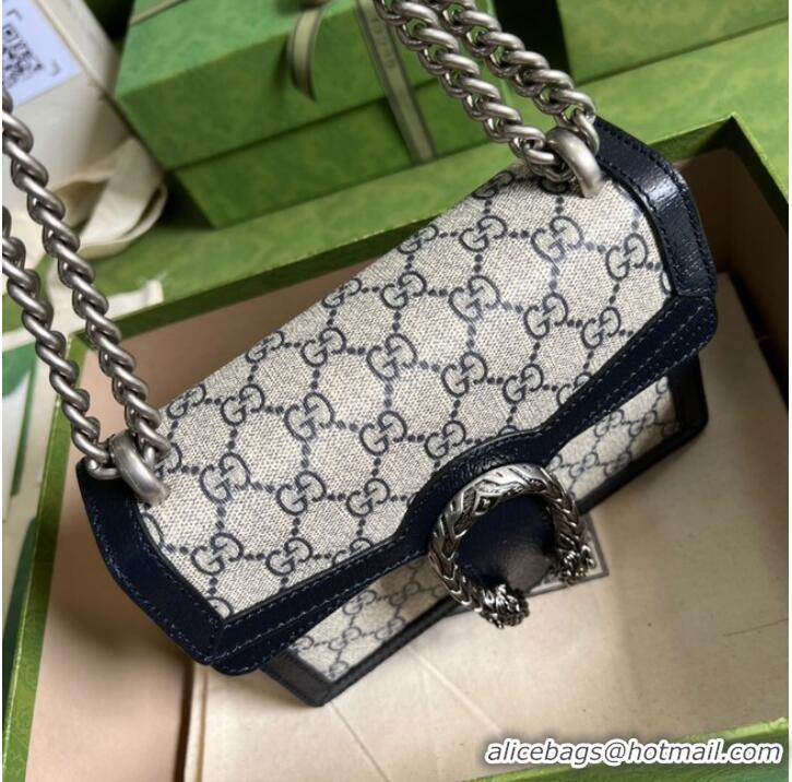 Good Product Gucci Mini Dionysus GG Canvas Shoulder Bag 421970 blue