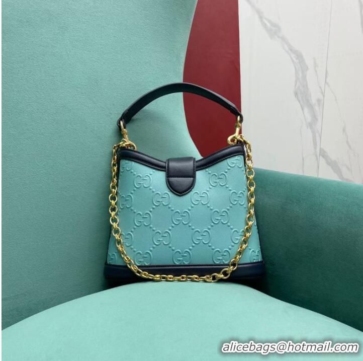 Best Price Gucci Small GG shoulder bag 675788 Light blue